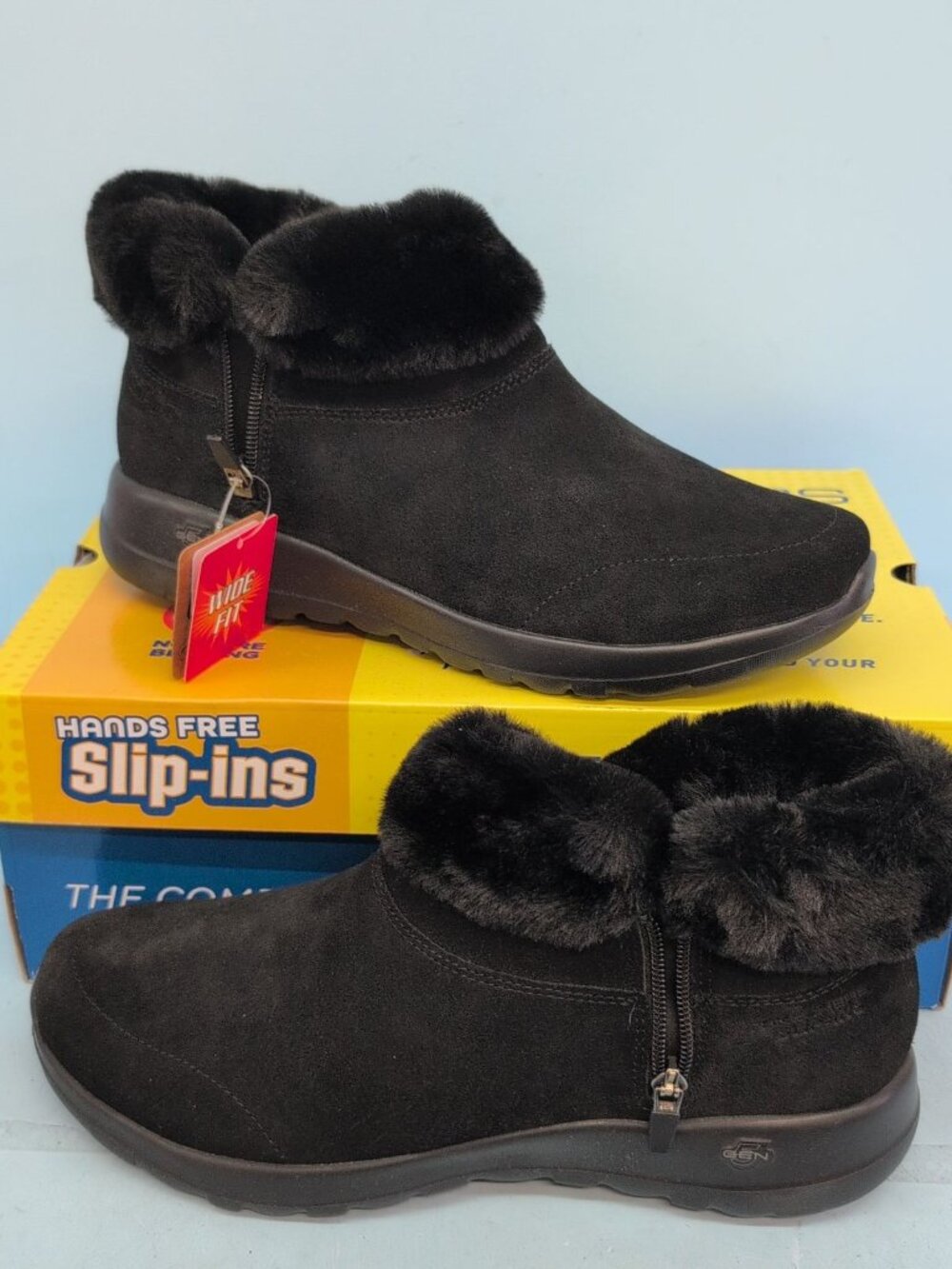 Skechers Slip Ins On The Go Joy Elena Women's Boots US 11 Black 144799W